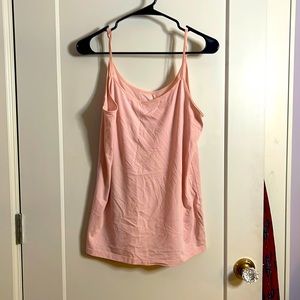 Adjustable Strap Petal Pink Tank/Cami